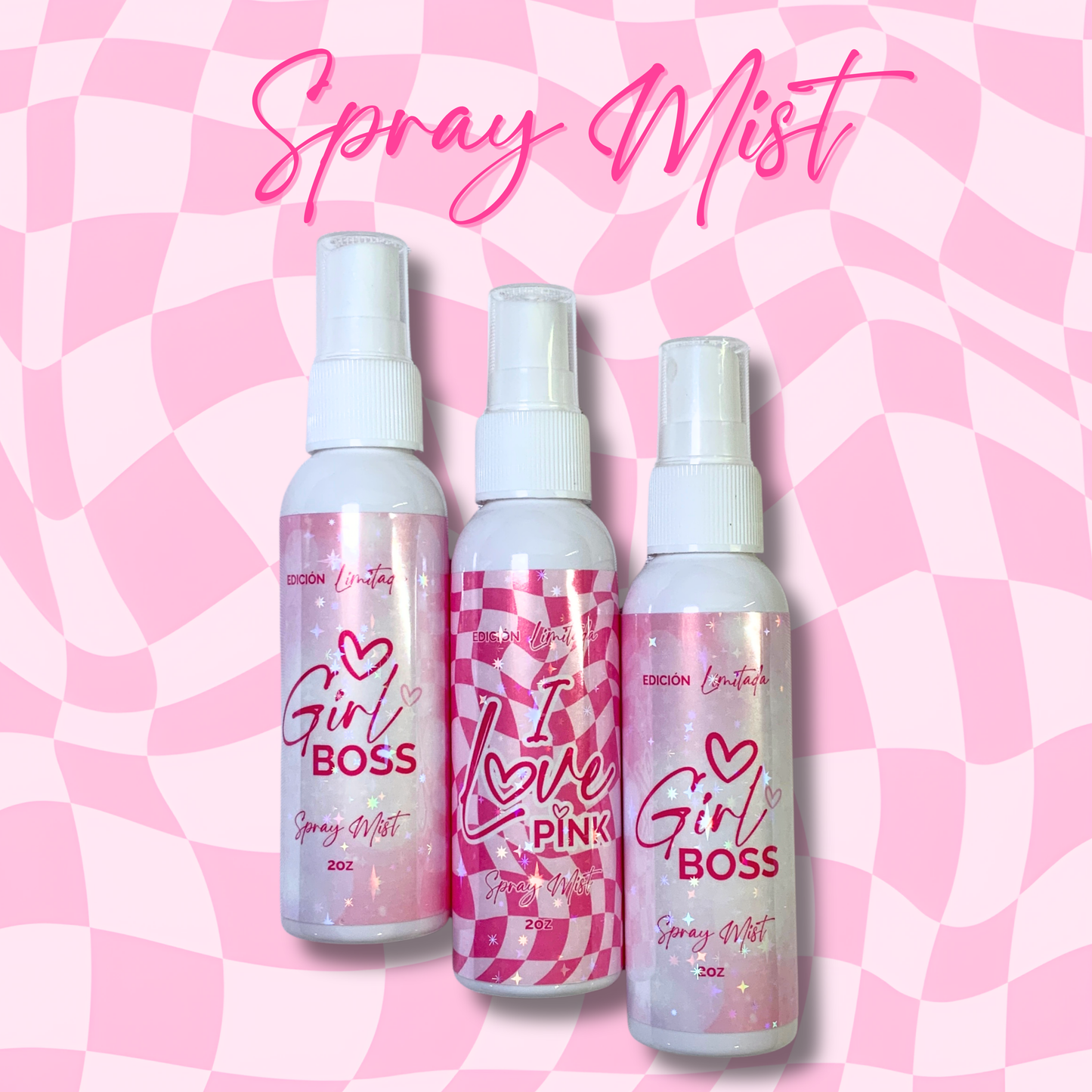 Spray Mist - Girl Boss / I Love Pink