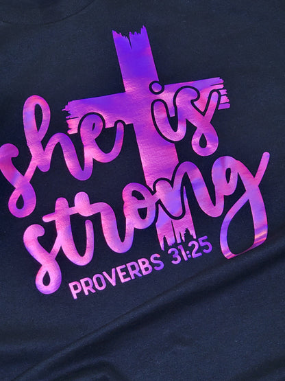 She is Strong - Ella es Fuerte Prov 31:25