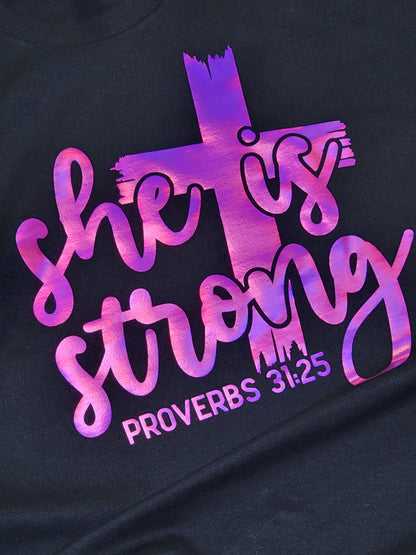 She is Strong - Ella es Fuerte Prov 31:25