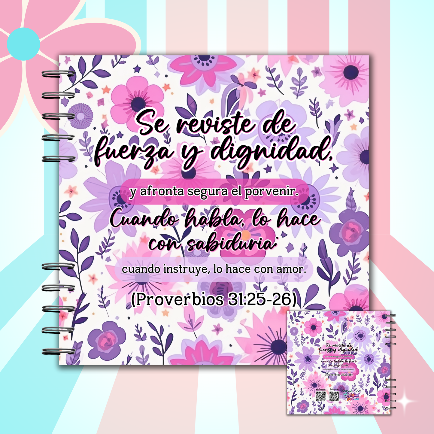 Weekly Planner "It is clothed with strength and dignity"