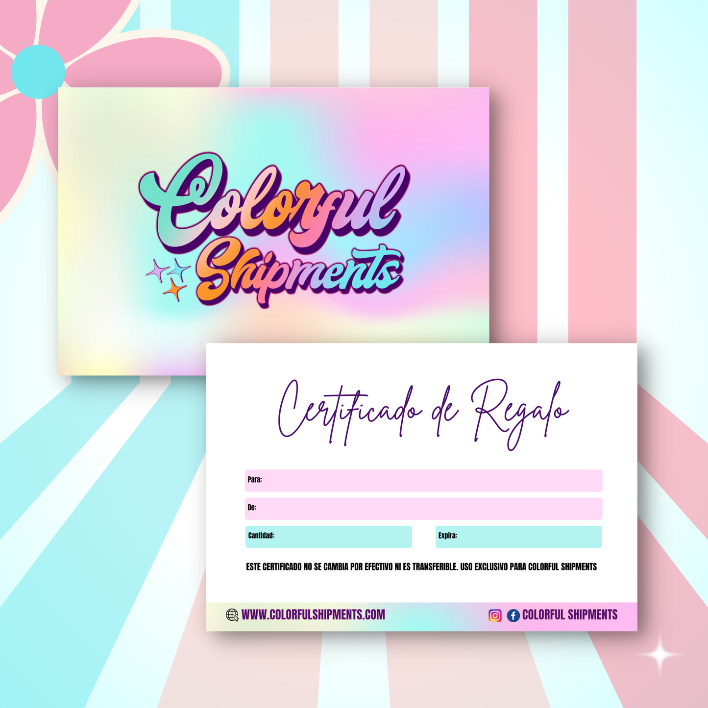 Gift certificate